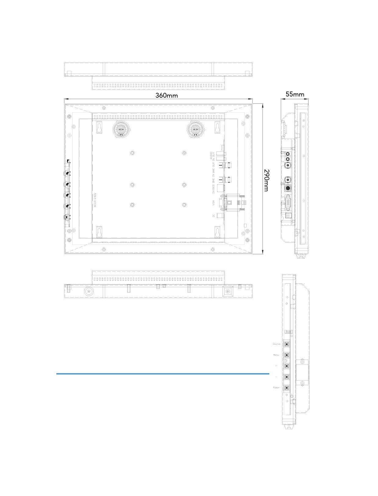 LED vehicle monitor