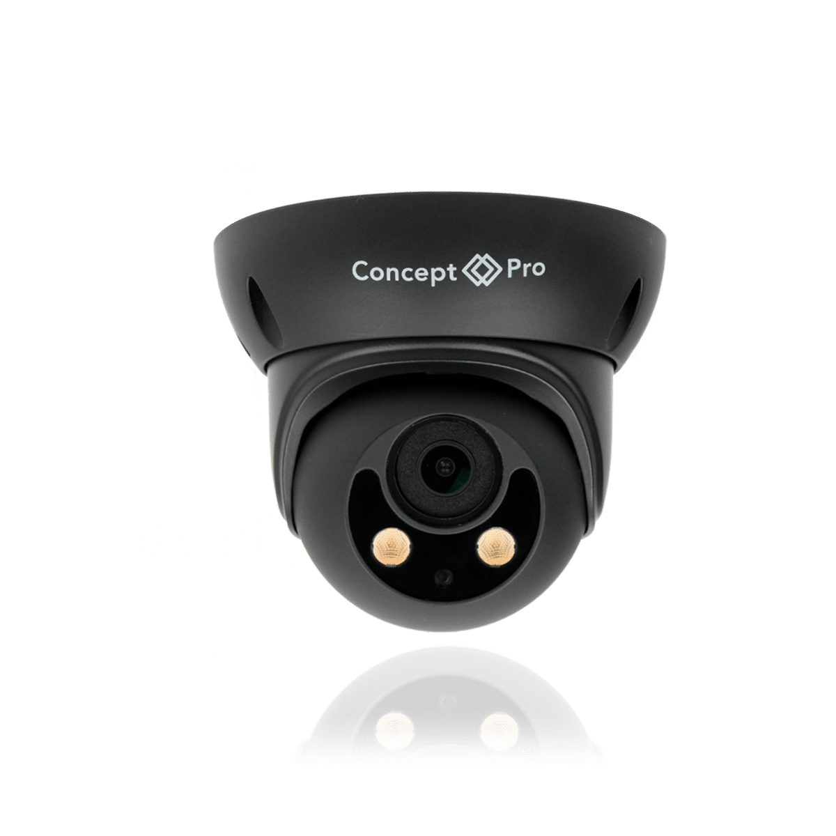 5MP IP 2.8mm Fixed Lens ColourSmart Turret Camera in Black Grey