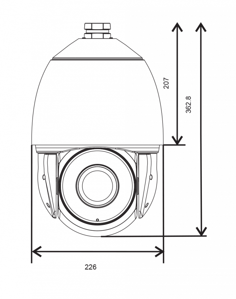 3MP IP 30x PTZ Camera - Concept Pro
