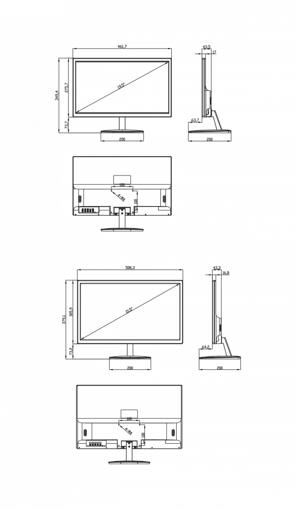 External Monitor Size Reference Guide 19