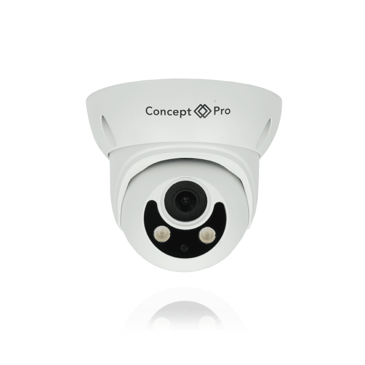White Concept Pro turret camera