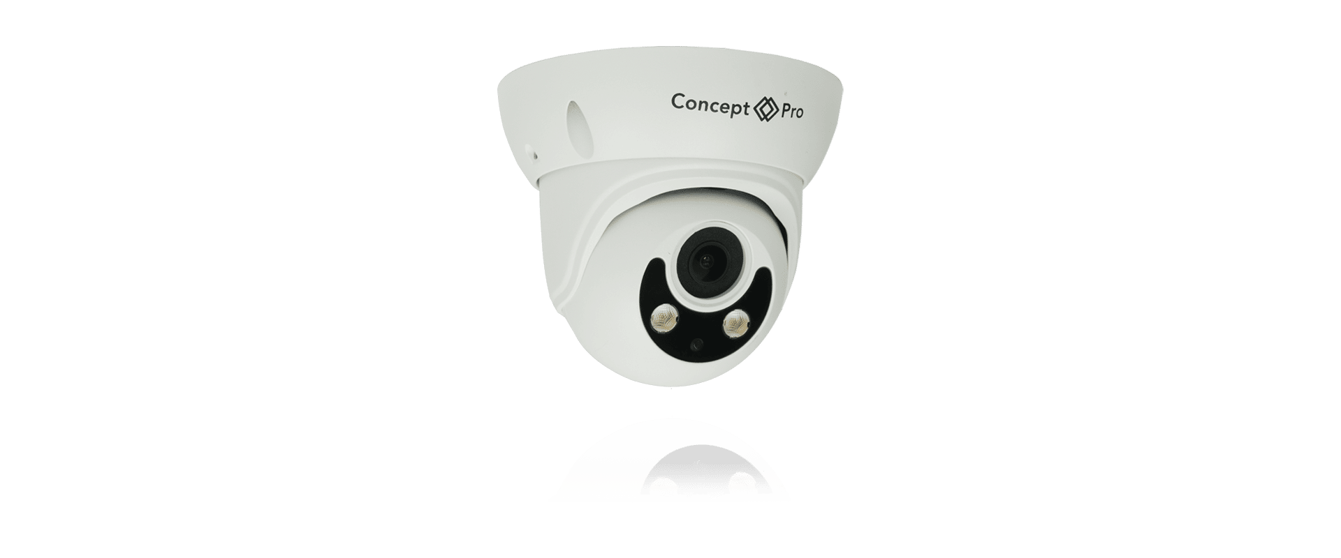 White side facing Concept Pro Turret Camera