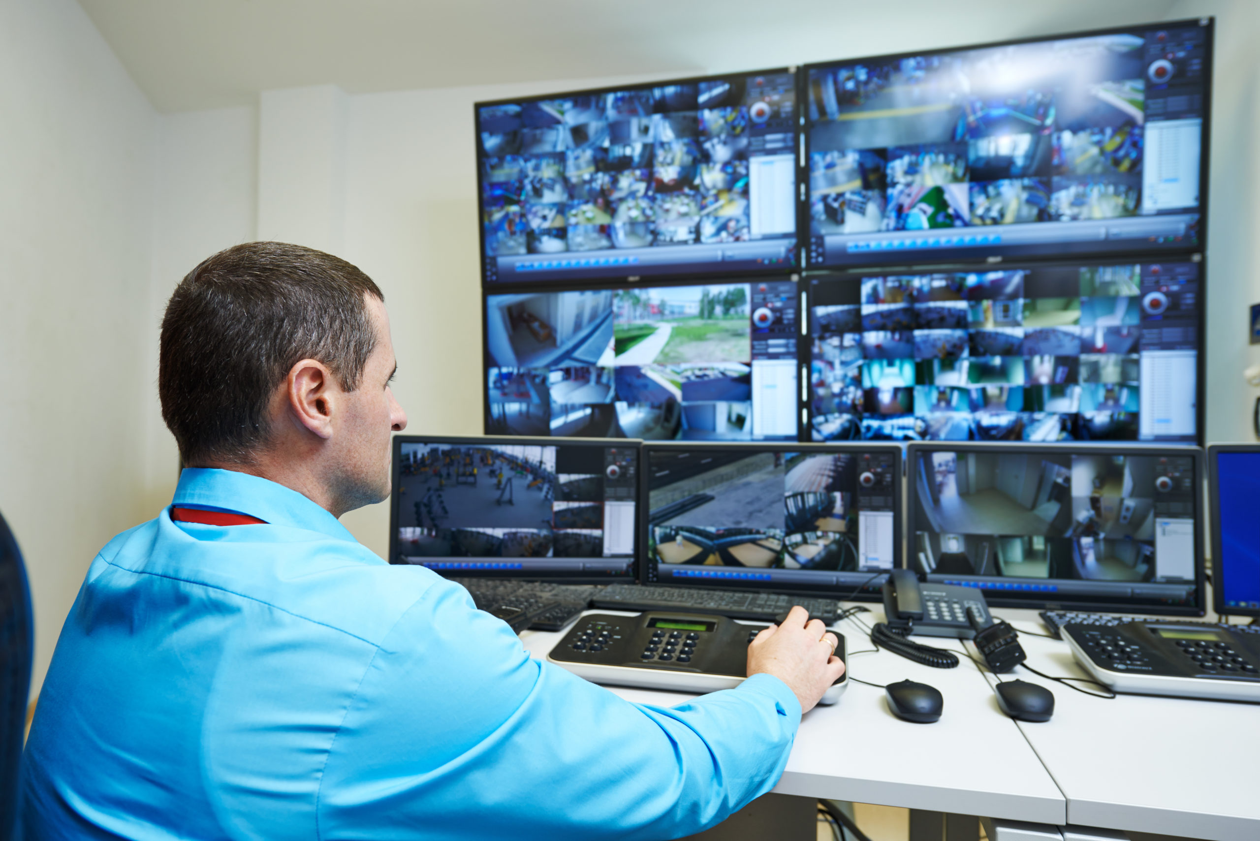 Security,Guard,Watching,Video,Monitoring,Surveillance,Security,System